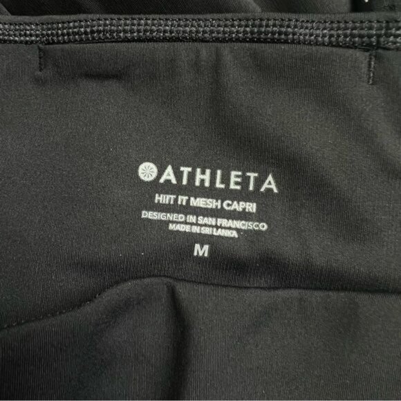 Athleta Hiit It Mesh Capri Tight - M - Picture 6 of 7